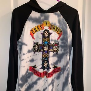 Guns and roses hoodie